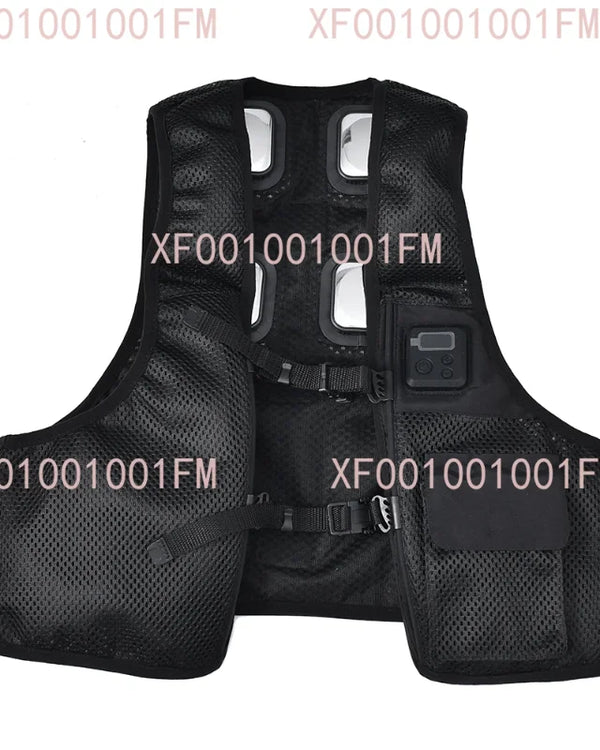 Rechargeable semiconductor heating and cooling vest outdoor portable portable intelligent heating clothes heating vest
