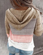 Customizable Casual Knitted Zipper Hoody Hoodie For Women