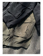 and wander New Arrival Nylon Hooded Jacket Outdoor Multi Large Pockets Windproof Hiking Camping Loose Functional Outerwear