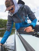Men's Ultralight 3L Wading Jacket Waterproof Breathable for Hunting Camping Fishing - Lightweight Outdoor Rain Outwear Jacket