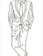 Fashion Men Suits Customzied Outfits High Quality 2 Piece Jacket Pants Outfits Formal Wedding Hot Sell In Stock