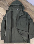 US Military Fleece Tactical Windbreaker Jacket Men Autumn Winter Outdoor Windproof Warm Hood Cotton Coat Work Army Clothes Pants