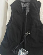 Professional Inflatable Equestrian Vest Nylon Spandex Fabric Air Bladder Protection Horseback Riding Safety Vest