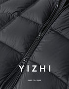 Fashion Men's 90 White Duck Down Puff Hooded Down Jacket 2025 Winter New Loose Simple Lightweight Warm Hoodie