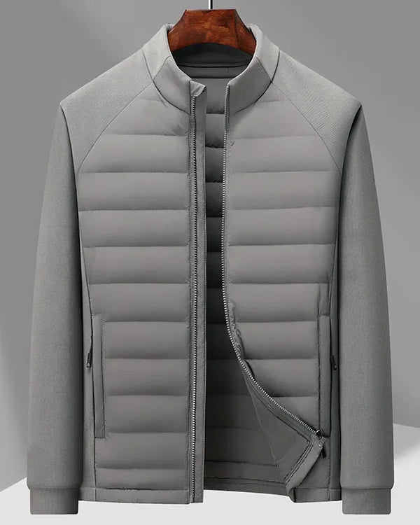 High-quality Winter Fashion, Cool and Lightweight Hoodie, Long-sleeved Stand-up Collar Down Jacket with 90% Down Content