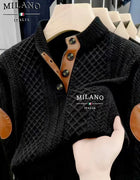 Men's Fashionable Hoodie Warm Material Solid Color Pattern Casual Wear for Autumn Winter Can Be Worn Outside or Inside