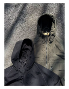 and wander New Arrival Nylon Hooded Jacket Outdoor Multi Large Pockets Windproof Hiking Camping Loose Functional Outerwear