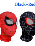 Marvel Superhero Spiderman Mask Costume Breathable High Elasticity Mask Spider Lens Cosplay Hat Gift For Fans Halloween Cosplay