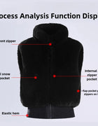 Windproof Plush Skiing Jacket Thick Warm Female Ski Waistcoat Winter New Snowboard Tops Snowfield Sport Vests Women Snow Clothes
