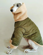 Thickened Lamb Wool Two in One Dog Cotton Coat Windproof Warm Coat High Necked Large Dog Outdoor Trendy Clothing Pet Winter Vest