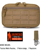 Tactical 1000D Laser Cut Molle Pouche Compact Water-Resistant Utility Admin Bag for Backpack Vest Duty Belt Hunting Accessory