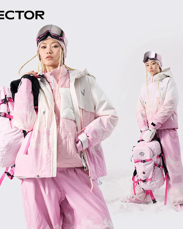 VECTOR Ski Jacket and Pants Set Winter Outdoor Ski Suit for Men and Women Warm Waterproof Windproof Snowboard Ski Jacket 2026