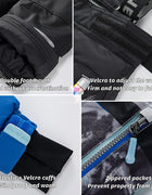 Children's Skisuits Boys Girls Winter Windproof Waterproof Warm Fleece Hooded Jacket Pants Skiing Suits Snowboarding Sports Wear