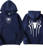 Men's Sweatshirt Fashion Spider Print Hoodie Adult Casual Sports Top Autumn and Winter Outdoor Harajuku Hooded Men and Women Clo