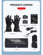 Airo Thermal Hand Warmer Battery Heating Glove Man Rechargeable Winter Mittens Electric Warm Heated Ski Gloves Gants Chauffants