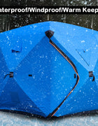 Easy Set-up Winter Fishing Tent Ice Fishing Tent Portable Ice Fishing Shelter Waterproof & Windproof Winter Fishing Equipment