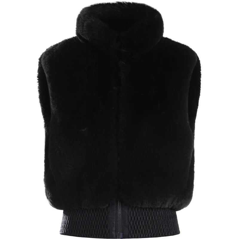 Windproof Plush Skiing Jacket Thick Warm Female Ski Waistcoat Winter New Snowboard Tops Snowfield Sport Vests Women Snow Clothes
