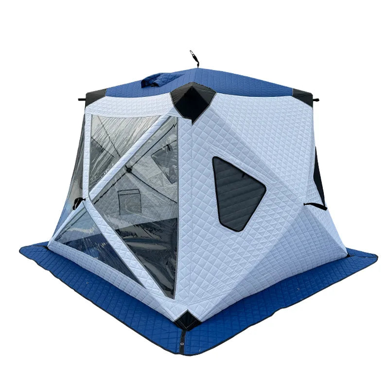 Shelter Camping Thicken Winter Fishing Tent Black Gray