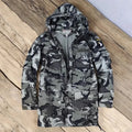 US Military Fleece Tactical Windbreaker Jacket Men Autumn Winter Outdoor Windproof Warm Hood Cotton Coat Work Army Clothes Pants
