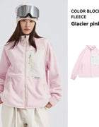 VECTOR Fleece Jacket Woman Autumn Winter Warm Coats Men Clothing 2023 Contrast Sleeve Sweatshirt Coats Color Outdoor Jakcets