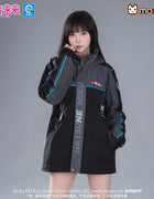 Moeyu Hatsune Miku Cosplay Hooded Loose Jacket Winter Trench Coat Anime Costume Casual Outwear For Men And Women