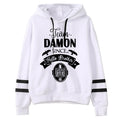 Damon Salvatore hoodie manga comfortable elegant anime sweater kawaii patterned teen pullover hoddie pattern funny