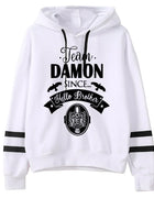 Damon Salvatore hoodie manga comfortable elegant anime sweater kawaii patterned teen pullover hoddie pattern funny