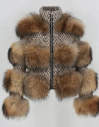 OFTBUY Real Fur Coat 2024 Winter Jacket Women Parka Natural Raccoon Fur Woolen Coat Er Jacket Korean Streetwear New Oversize