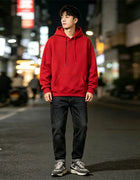 Men's Oversized Hoodie, Simple And Casual Pure-Color Pullover Sweatshirt, Hip-Hop Street Style, Autumn And Winter Casual Jacket