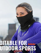 WRELS Half Face Mask for Motorcycle Cycling Winter Neck Warmer Gaiter Windproof Face Mask Ski Snowboard for Cold Weather Outdoor