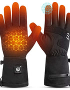 Airo Thermal Hand Warmer Battery Heating Glove Man Rechargeable Winter Mittens Electric Warm Heated Ski Gloves Gants Chauffants