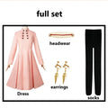 Yor Forger Cosplay Adult Women's Girls Costume Anime Spy Pink Dress Headband Wig Earrings Suit Outfit Uniform