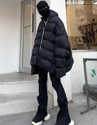 High Street RO Style Down Jacket for Men and Women Large Board Long Sleeved Jacket Loose and Thick Street Style Down Jacket