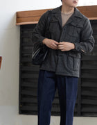 Self-made Pure Wool Fishbone Tweed Classic Flannel Old Money Style Hunting Jacket Hunting Wear Gentlemen's Coat
