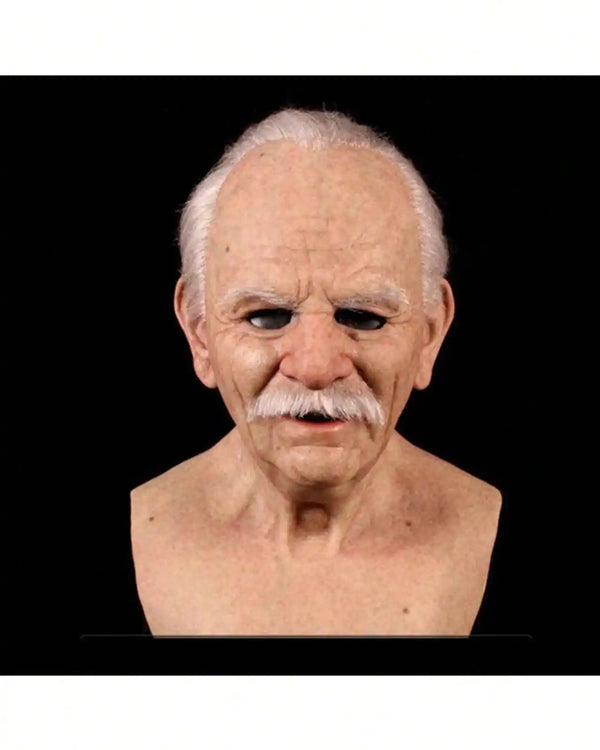 Realistic Bald Old Man Mask Breaking Bad Walter White Mask Heisenberg Latex Mask Adult Cosplay Party Masquerade Props