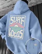 Men's new trendy hoodie, casual daily drawstring hooded sweatshirt with prints, front kangaroo pocket, men's top.