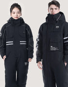Winter Motorcycle Adults Jacket Windproof Plus Velvet Thickened Snowmobile Cycling Suit Ski Fishing Clothes for Men Women