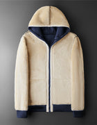 Winter Windproof Warm Thick Fleece Jackets Men Fashion Casual Coat Male Autumn Outwear Outdoor Classic Hooded Jacket For Men