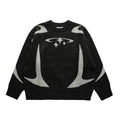 Unisex Y2K Retro Star Pattern Sweater Harajuku Style Aesthetic Autumn Winter Fashion Big Promotion Casual Sweater