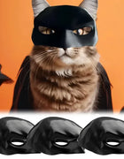 Cat Bat Cool Man Mask Cat Mask Matte Cute Bat Mask Toys Cat Bat Halloween Costume For Cats Pet Supplies