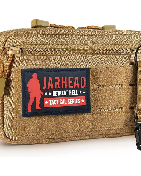 Tactical 1000D Laser Cut Molle Pouche Compact Water-Resistant Utility Admin Bag for Backpack Vest Duty Belt Hunting Accessory