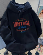 Autumn and winter hooded sweatshirt with Korean printed casual style multifunctional easy to wear suitable for commuting hoodies