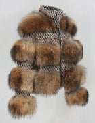 OFTBUY Real Fur Coat 2024 Winter Jacket Women Parka Natural Raccoon Fur Woolen Coat Er Jacket Korean Streetwear New Oversize