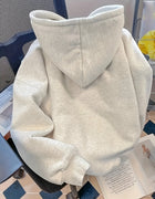 Autumn and winter hooded sweatshirt with Korean printed casual style multifunctional easy to wear suitable for commuting hoodies