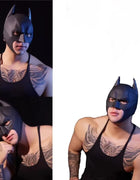 Bat Mask Latex Adult Cosplay Halloween Party Masquerade Carnival Camouflage Headgear Costume Props