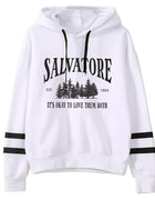 Damon Salvatore hoodie manga comfortable elegant anime sweater kawaii patterned teen pullover hoddie pattern funny