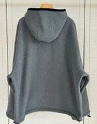 2026 Autumn/Winter New Women's Hooded Jacket, Lamb Fleece Jacket Top, High Quality, Simple and Comfortable, Versatile,Loose Fit