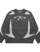 Unisex Y2K Retro Star Pattern Sweater Harajuku Style Aesthetic Autumn Winter Fashion Big Promotion Casual Sweater