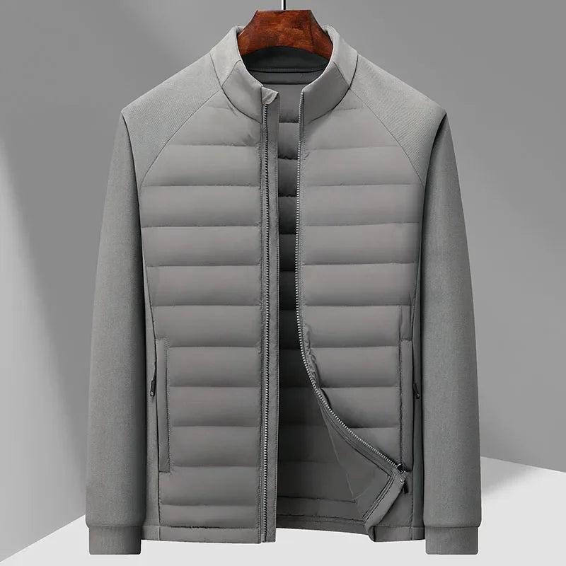 
2025.Fashion Cool And Lightweight HoodieHigh-Quality Long-Sleeved Stand-Up Collar Down Jacket