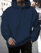 Men'S Dark Gothic Hoodie - Red Pullover Sweatshirt with Front & Back Graphic Prints, Regular Fit Hooded Sweatshirt for Everyday